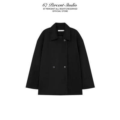 Áo Khoác Dạ Dáng Dài Nhiều Cúc 67PERCENT/67% - FELT JACKET