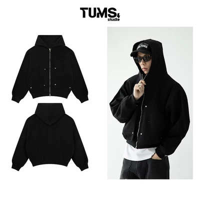 ÁO KHOÁC | TUM MACHINES HOODIE CANVAS DÂY KÉO 2 ĐẦU