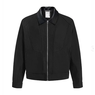 Áo Kaki Rã Rập Dày Dặn - Ivankov Pattern Khaki Zip Up Jacket