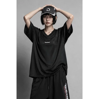 Áo thun thể thao Degrey Jersey BASIC 84 cổ tim