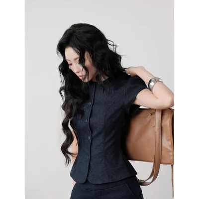 KIDO - Áo sơ mi cổ tròn tay phồng KEISHA TOP