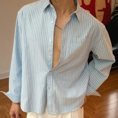 Áo Sơ Mi Nam B Brown Form Oversized Dài Tay Vải Oxford - LEGOLAS Shirt