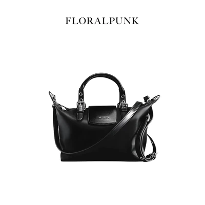 Túi Xách Floralpunk City Shopper - Small - Màu Đen - Chất liệu Nylon cao cấp - Đeo chéo