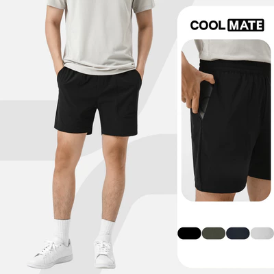 Quần shorts ECC Ripstop trượt nước chống bám bụi Coolmate