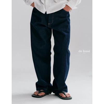 basé JEANS 02 - Quần Jeans Indigo Ống Cong - de basé
