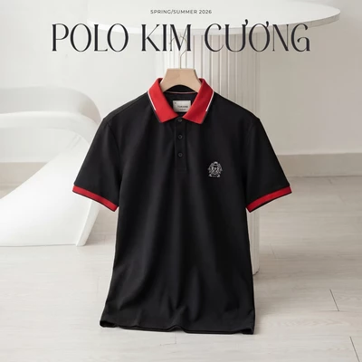 [LUXURY ITEM] Áo nam TORANO POLO KIM CƯƠNG chất liệu Mercerized Cotton cao cấp thoáng khí tối ưu GSTP643