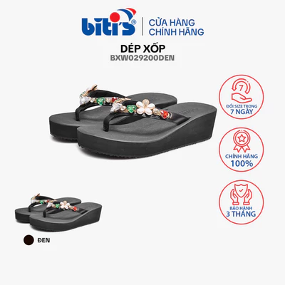 Dép xốp Nữ Biti's BXW029200DEN - màu đen - size35 đến 39