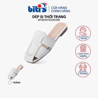DÉP SI THỜI TRANG NỮ BITI'S BFW007288KEM (KEM)