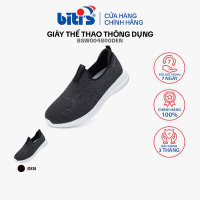 Giày Thể Thao thông dụng Nữ Biti's Êmbrace BSW004800DEN (Đen)