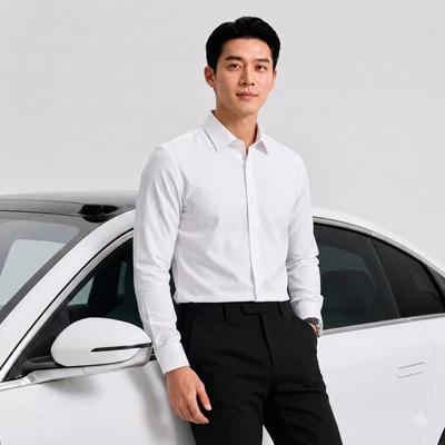 Sơ mi dài tay CUBAN SHIRT TORANO trơn Chất vải mềm mại, thấm hút tốt GATB013