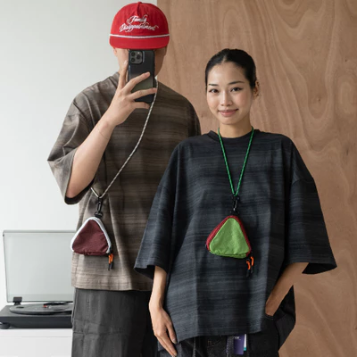 Áo phông cotton dáng oversized hoạ tiết kẻ mờ 2 màu 21ST URBAN Liquid