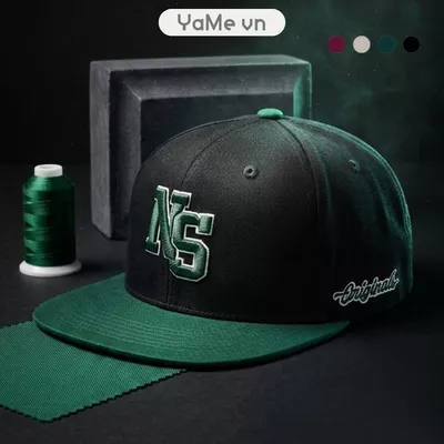 Nón Snapback Kaki Đứng Form NS 148 23889 |YaMe|
