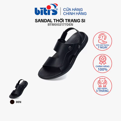 Sandal Thời Trang Si Nam Biti's BTM002177DEN (Đen)