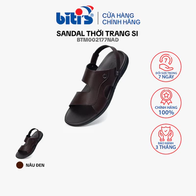 Sandal Thời Trang Si Nam Biti's BTM002177NAD (Nâu đậm)