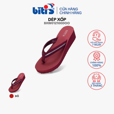 Dép xốp Nữ Biti's BXW012100DOO (Đỏ)