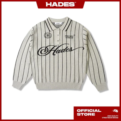 HADES CLASSIC POLO KNIT - XÁM - HADES Brand Chính Hãng