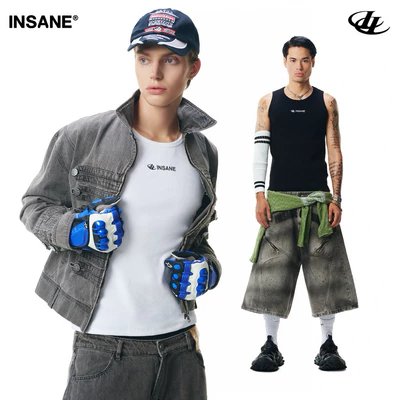 Áo Thun Ba Lỗ InsaneClo SIGNATURE TANKTOP Form SlimFit Unisex Chất Liệu Rib Cotton 100%