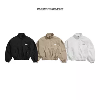 [NEW] AIRFRAME JACKET - Áo khoác dù nhăn 3 lớp cao cổ có nút gài nam nữ (Có túi trong) Whose Studio