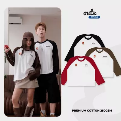 Áo Thun Tay Dài Raglan Outerity Foal 26 Form Boxy Cotton 100% Nam Nữ Unisex/DREAM HORSE COLLECTION 2026