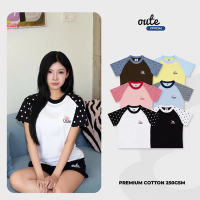 Áo Thun Babytee Raglan Outerity Katie Cotton 100% Nam Nữ Unisex / Unisex Local Brand 2026