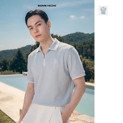 [New5] Áo Polo Regular Summer Ocean, Chất Vải Thoải Mái,PL0231, SOMEHOW