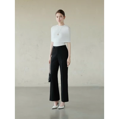 RUBIES Lifa Pants - Quần Dài Nữ Vải Tuyết Mưa Cạp Cao Ống Loe
