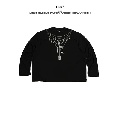 Áo thun giấy SLY Long Sleeve Paper Heavy Neck