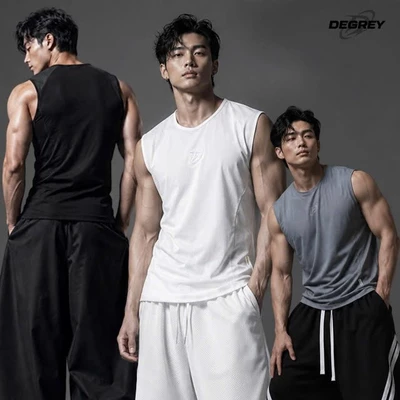 Áo ba lỗ màu TRẮNG/ ĐEN/ XÁM Degrey Sport Tank Top Body