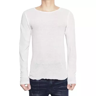 Áo Len Goldie "KNIT WHITE" Form Cropped