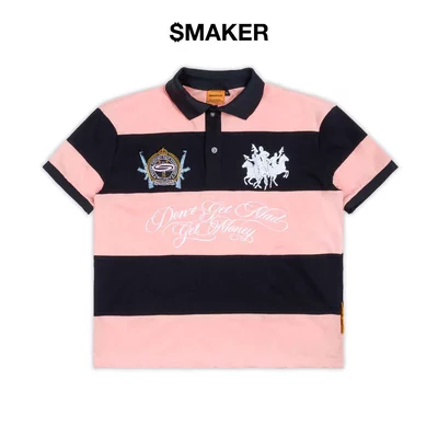 [SMAKER] Áo thun polo phối 2 màu - DONT GET MAD POLO