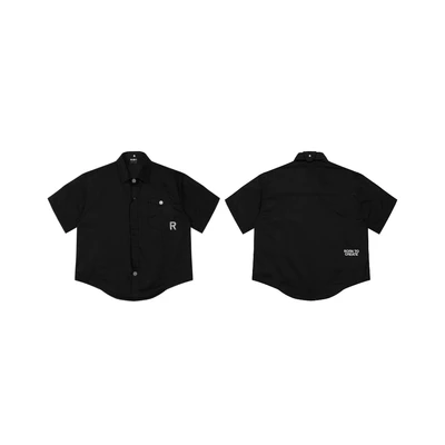 Áo RANVERBAE ODYSSEY CHECKED Boxy Shirt Black