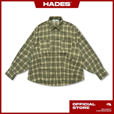 HADES GRIDLOCK FLANNEL SHIRT - Hades Brand chính hãng