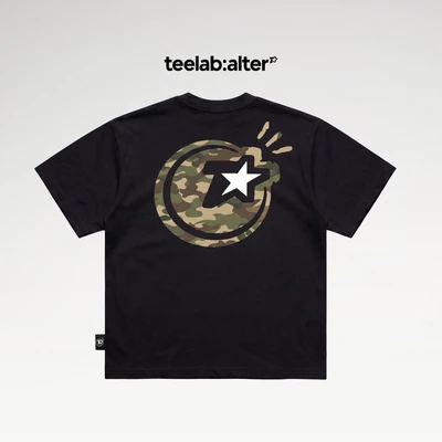 Áo Thun Teelab Alter TI-STAR-Camo Semi-Oversized Cotton Tee TS388