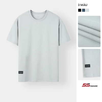 Áo Thun Nam Ngắn Tay 5S FASHION Phom Casual Basic Trẻ Trung MBATS26006