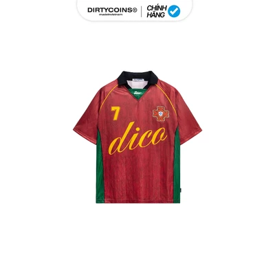 Áo Thun Soccer Jersey Dico Seven Red Green