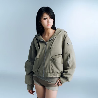 MAPLE JACKET (AVOCADO GREEN) BunnyHill SSDRS01a