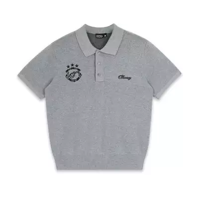 ÁO SWE KNIT POLO - GRAY