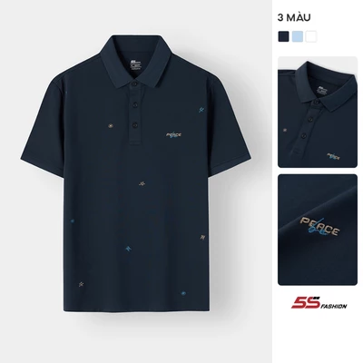 [XẢ HÀNG ĐỢT CUỐI] Áo Polo Nam 5S FASHION Thêu Họa Tiết Lịch Lãm Phom Slimfit M0APC26093