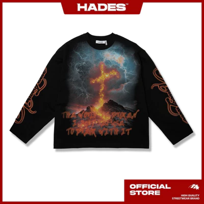 HADES THUNDER CROSS LONGSLEEVE - HADES Brand chính hãng