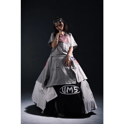 Áo Thun Màu Xám Lá Cờ Mĩ Lớn Chất Liệu Cotton Form Boxy Phong Cách Streetwear Local Brand Việt Nam UMS