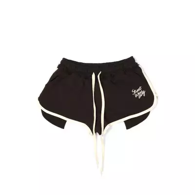 QUẦN THUN LOCAL BRAND - SWE FEMME SHORTS - BROWN