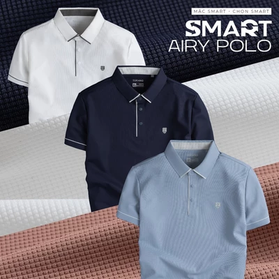 Áo polo nam SMART AIRY POLO TORANO ngắn tay form chuẩn phong cách năng động nam tính HSTP305
