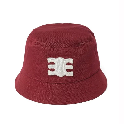 Eleven - Nón Bucket Thêu Mono | Màu Đỏ Rượu
