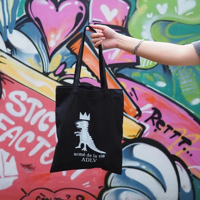 [GIFT QUÀ TẶNG KHÔNG BÁN] Túi Tote ADLV Basquiat