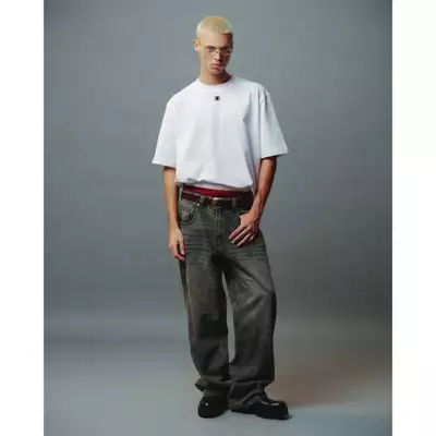 Eleven - Áo Thun Oversize Thêu Mono | Màu Trắng