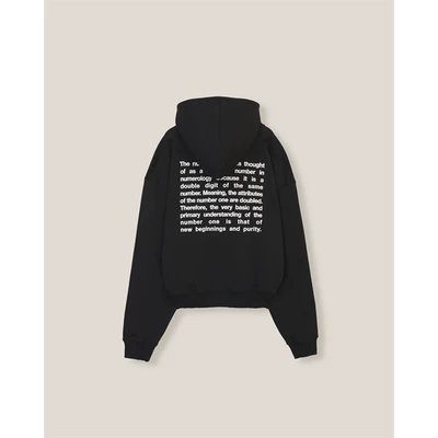 Eleven - Áo Nỉ Hoodie Unisex Nam Nữ In Nổi Means | Màu Đen