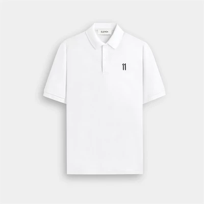 Eleven - Áo Polo Thêu 11 | Màu Trắng