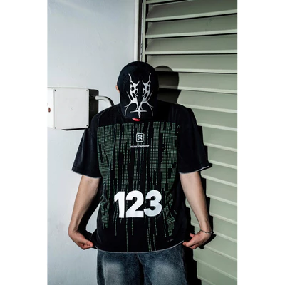 Matrix Wash Tshirt - Deep Alley - Áo Graphic Matrix Dáng Rộng