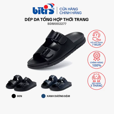 Dép Da Tổng Hợp Thời Trang Nam Biti's BDM002277