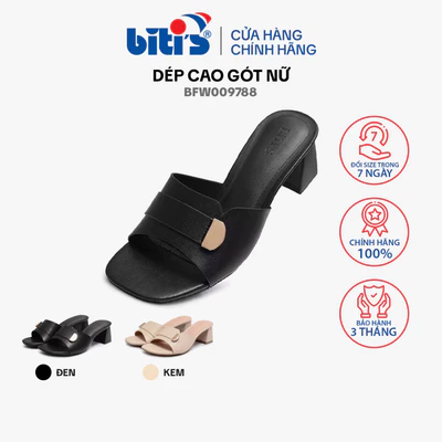 Dép Cao Gót Nữ Biti's Iris BFW009788